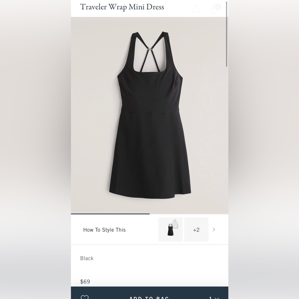 Traveler Wrap Mini Dress